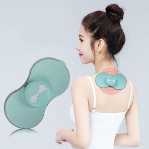 Meidong Massager Mini Electric EMS Stimulates Muscles Portable USB Charge 5 Massage Modes Goodbye Pain For Neck Shoulder Back Waist Forearm Thigh Calf Foot (Blue)